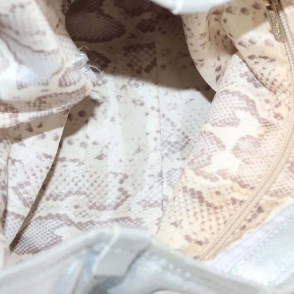 Jimmy Choo Shoulder Bag Leather Silver Gold Auth BA3827 - Picture 11 of 16